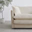 Ensemble de causeuse et de chaise d'appoint 2 pièces en chenille pour un confort ultime et une élégance de salon moderne.-69845190