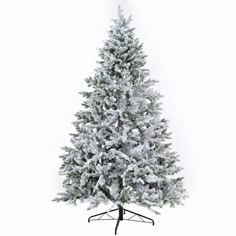 Noël artificiel à charnière enneigé 7 pi