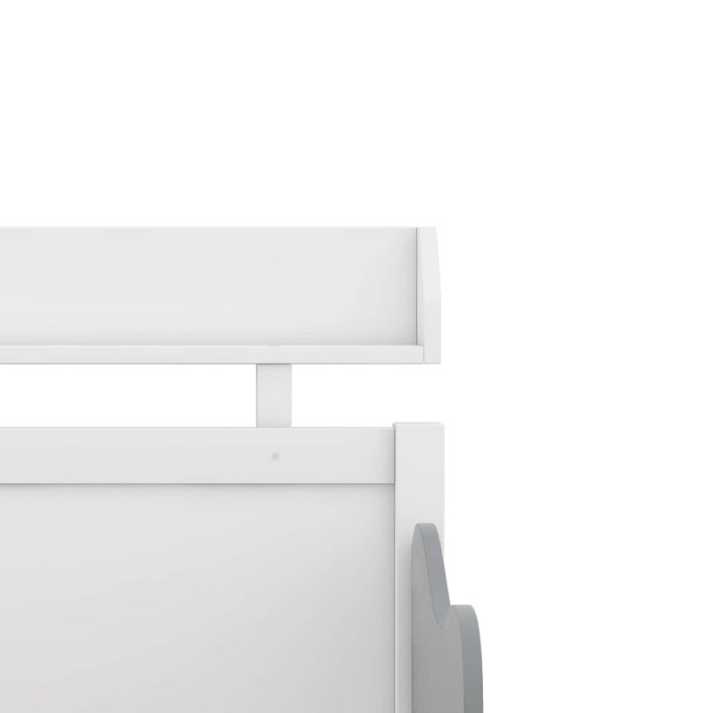Lit avec rangement Haubert, Blanc