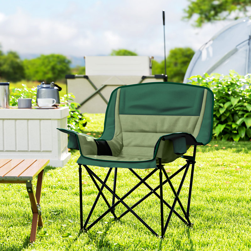 Folding Camping Chair, Olive Green