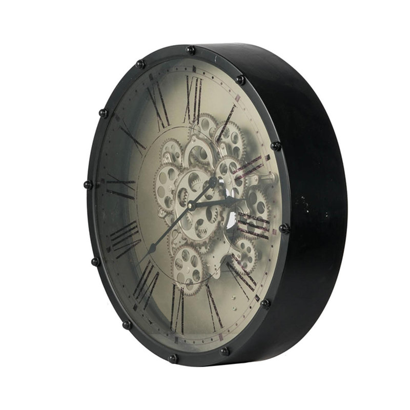 Horloge murale 17,5 "Divante, Blanc / gris
