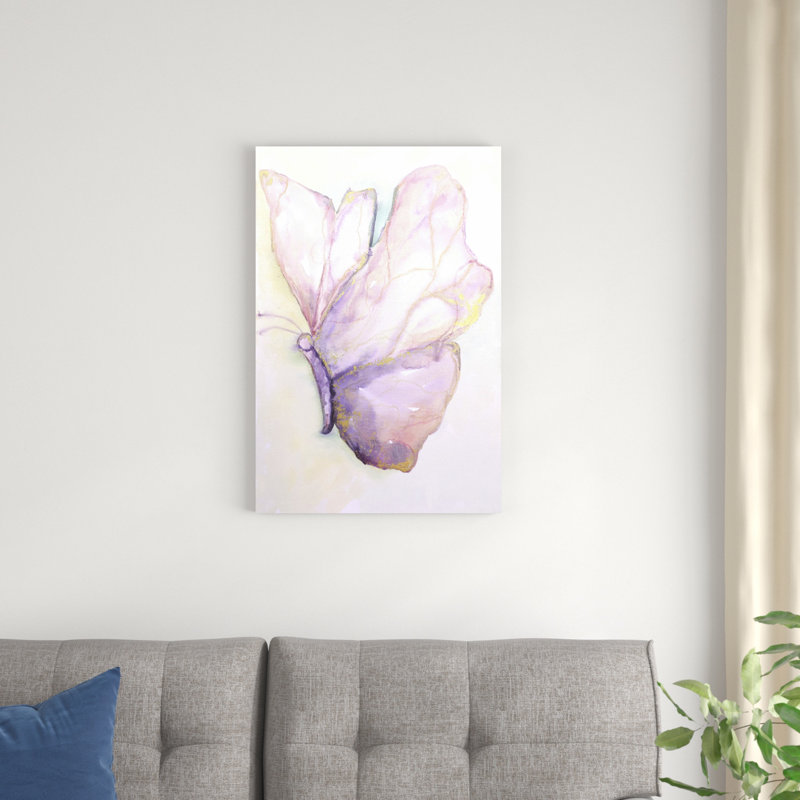 Dulzura Mariposa I, H 30 po x l 20 po, Toile tendue, Non
