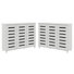 Armoire de rangement à chaussures 3 portes Lismore (ensemble de 2) - peut contenir 40 paires