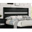 1pc lit grand contemporain noir 1pc