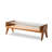 Solid cherry wood coffee table