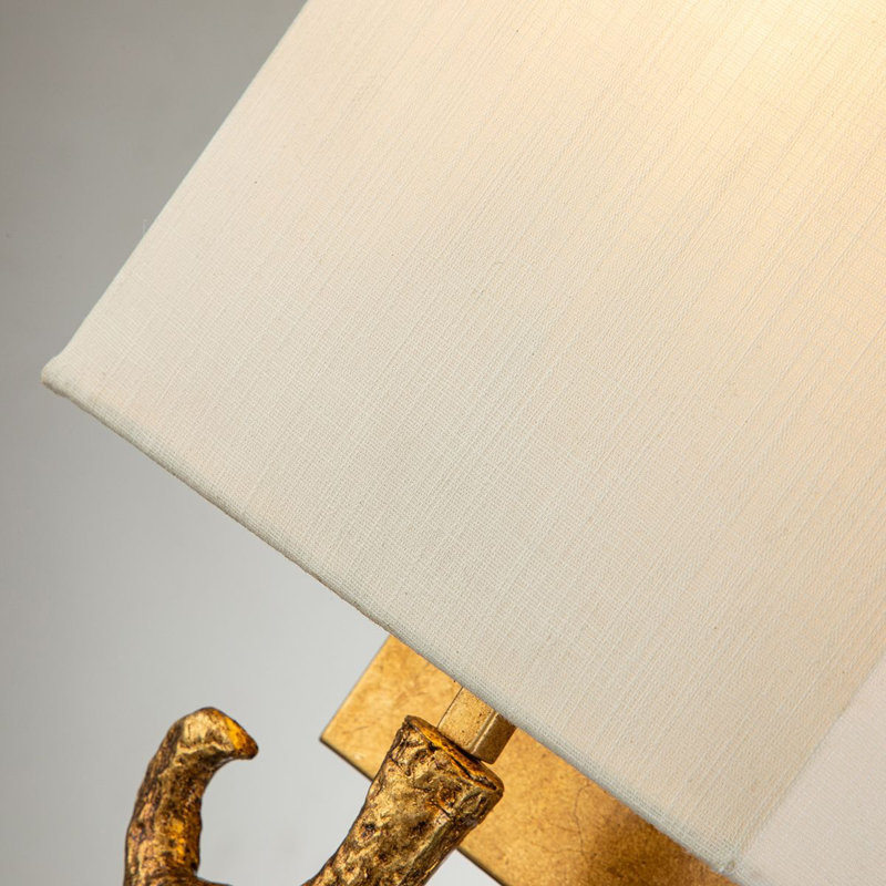 Jahaad Sconce in Gold Leaf