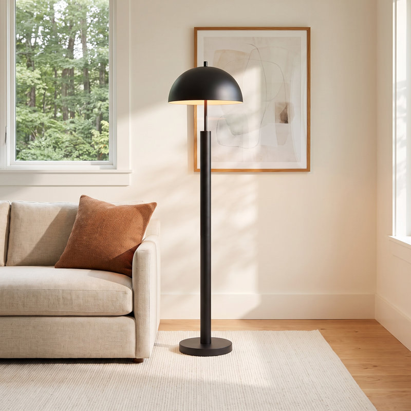 Rialta 58'' Traditional Floor Lamp, Blackened Bronze