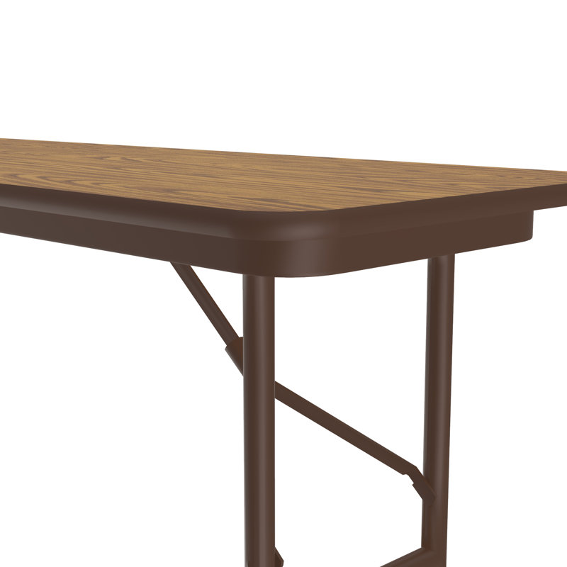 Table pliante rectangulaire 72'', H 26 po x l 36 po x P 24 po, Brun foncé / brun
