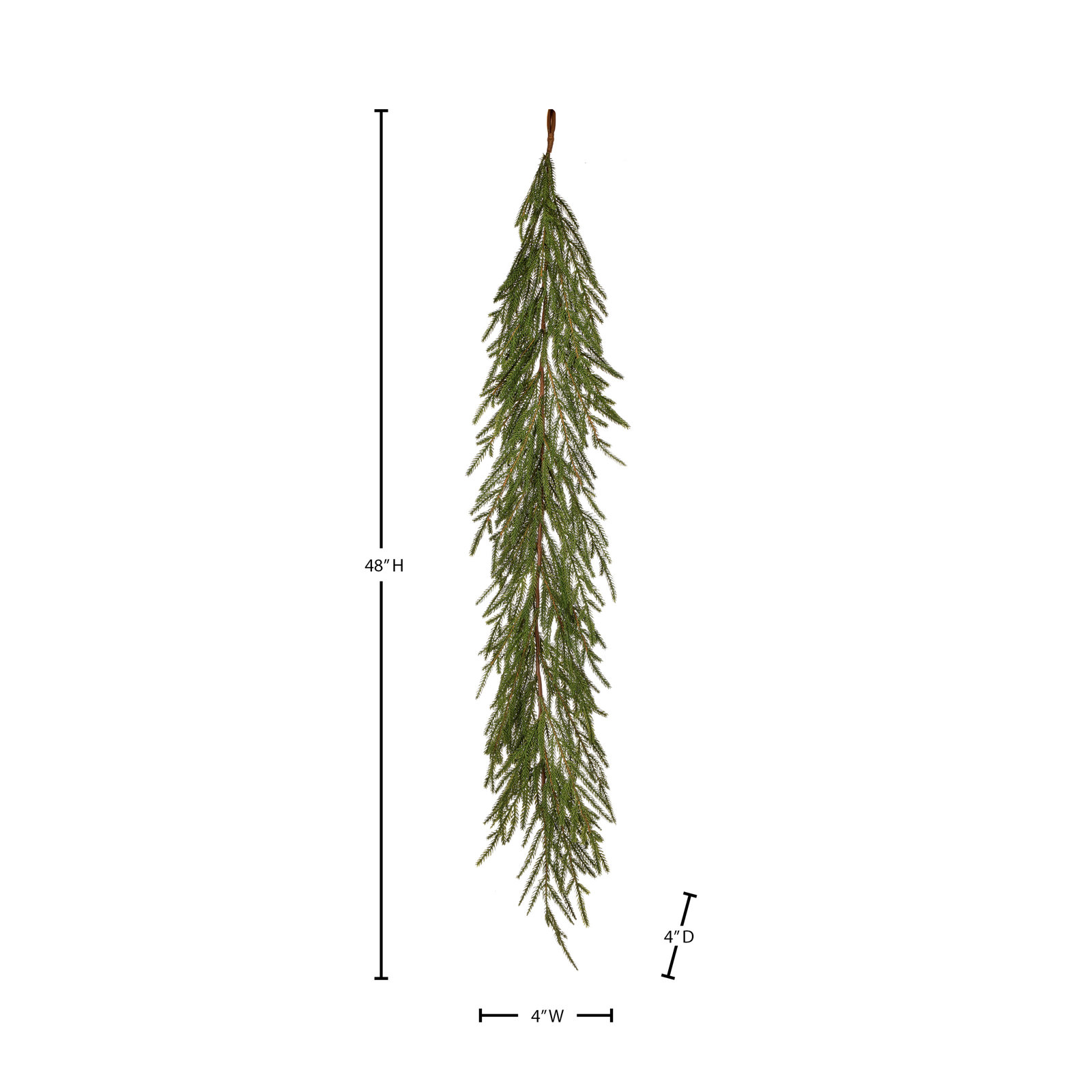 48" Soft Touch Mini Fir Garland