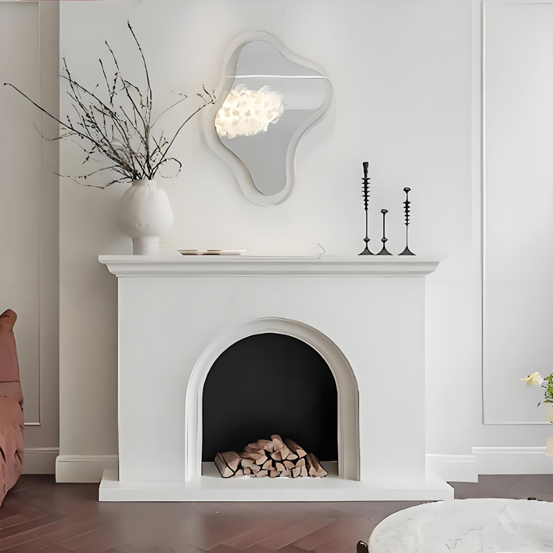 59.06"Modern Minimalism Fireplace Mantel Surround