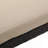 Kd Chaise Lounge, Dark Brown Frame With Beige Cushion