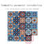 Autocollant d'aspect carrelage