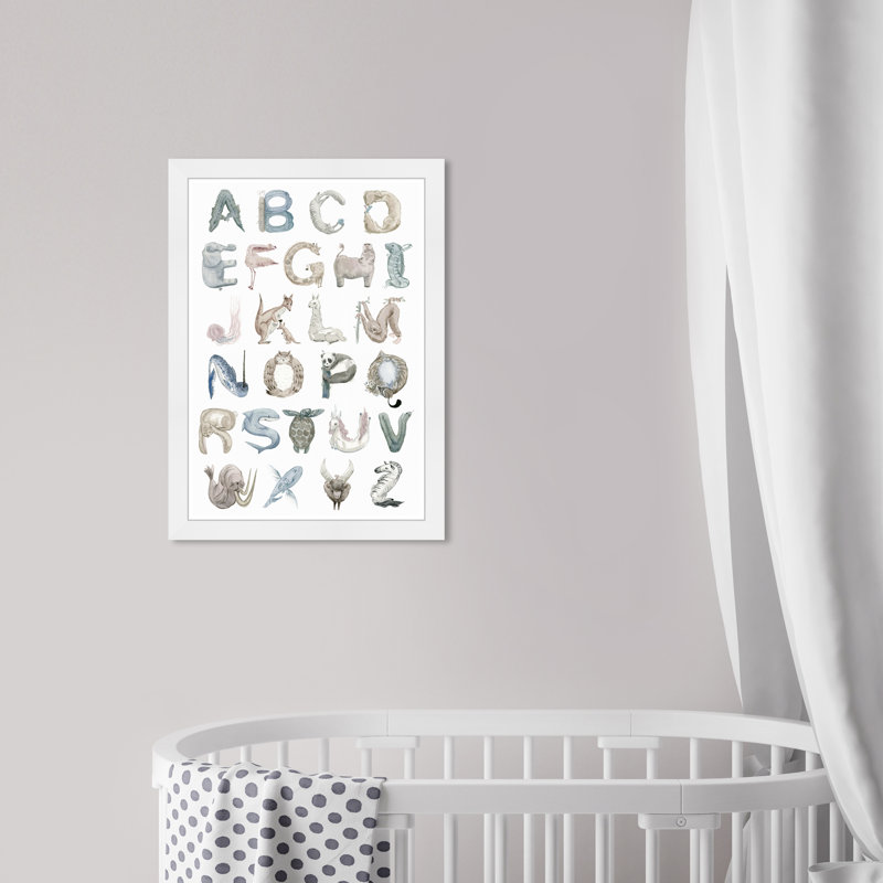 25343 «Wild Life», art encadré alphabet
