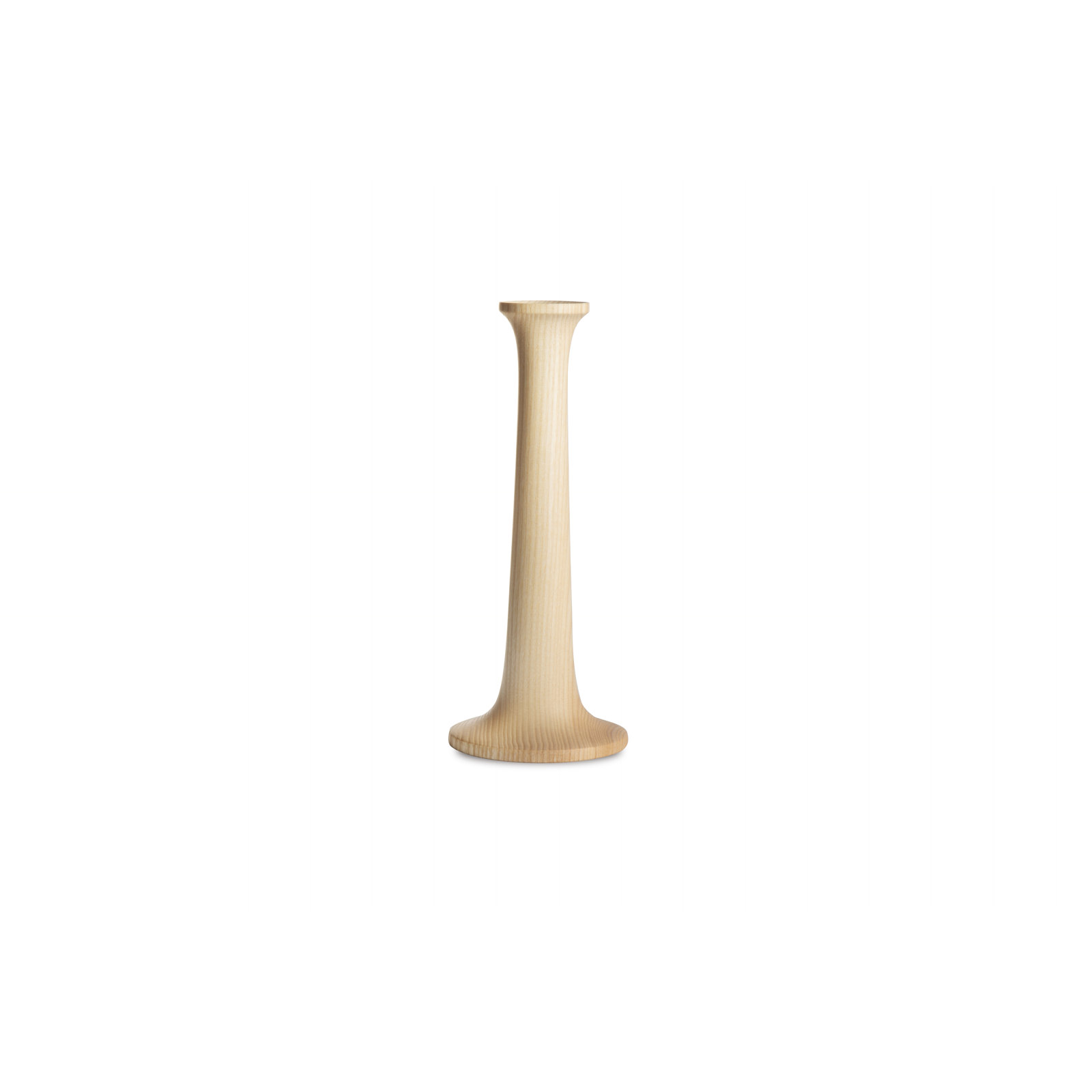 Solid Wood Candlestick Holder, Maple, 9" H x 4" W x 4" D