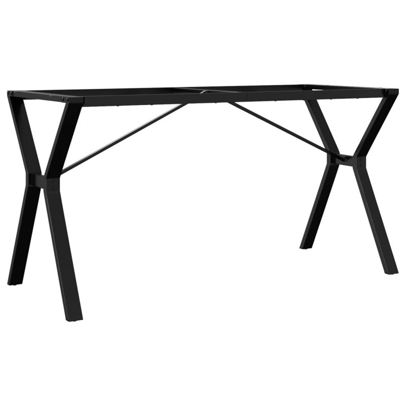 Armony Dining Table Legs Y-Frame Steel, 73cm H x 140cm W x 60cm D