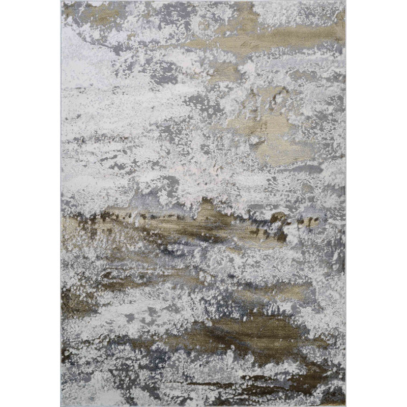 Runner Hesperange Abstract 60cm X 220cm Area Rug