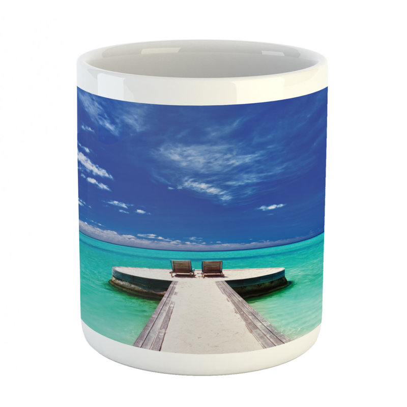 Grande tasse à café beach