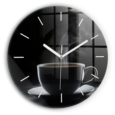 Glass Wall Clock