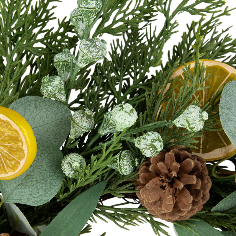 Faux Eucalyptus 22'' Wreath
