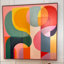 Oliver Gal Joyful Palm Springs Abstract - High-Gloss Gel Framed Canvas Art-202878476-202878578