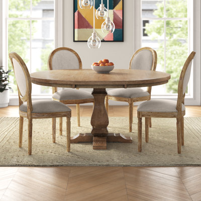 Sarang 4 - Person Extendable Pedestal Dining Set