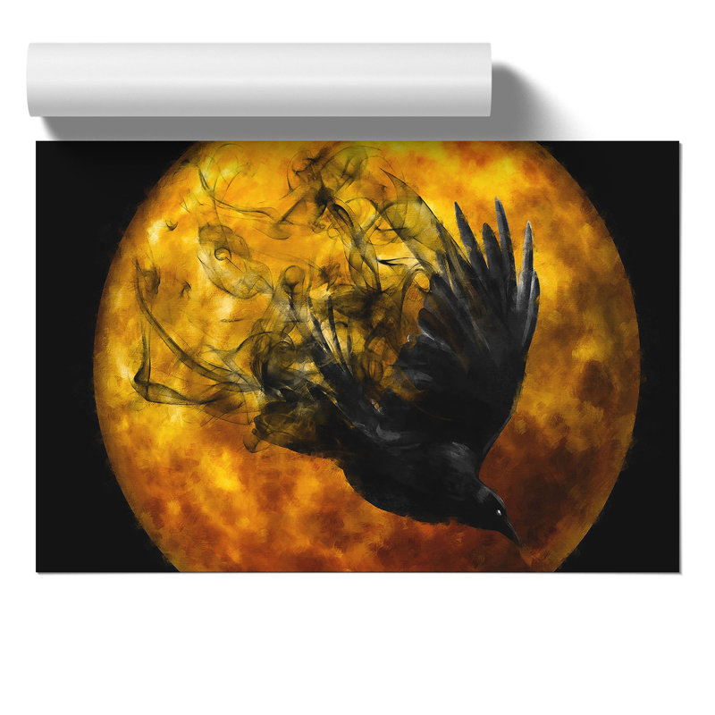 Raven Bird Vol.2 - No Frame Print, 42cm H x 59cm W x 0.1cm D