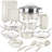 Gotham Steel Naturals 20 Pc Express Cookware and Bakeware Set with Utensils