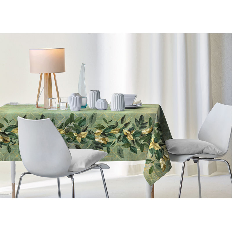 1608 Rectangular tablecloth, Green