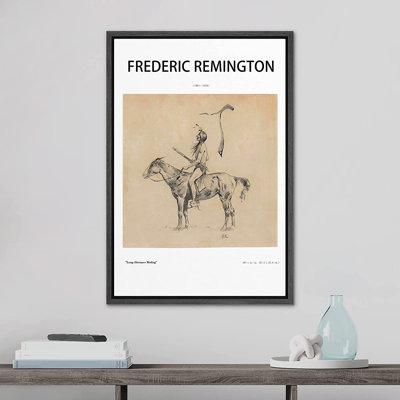 " Native American Portrait People Animals " by Frederic Remington