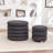Ashyiah 23.5'' Wide Storage Ottoman With Small Stool-1164108301
