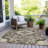 Machine Washable Indoor/Outdoor Xhevrie Chocolate Rug-993377698