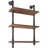 Gunas 6 Piece Pine Industrial Pipe Shelves-1641100700