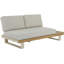 Aveneil Aluminium & Acacia 5 - Person Garden Lounge Set with Cushions