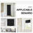 Magnetic Blackout Door Blinds, No Drill Roll Up French Door Curtain for Window, Thermal Insulated Light Blocking Shades for Sidelight Glass Window, 1 Panel-1739404991-1739404988