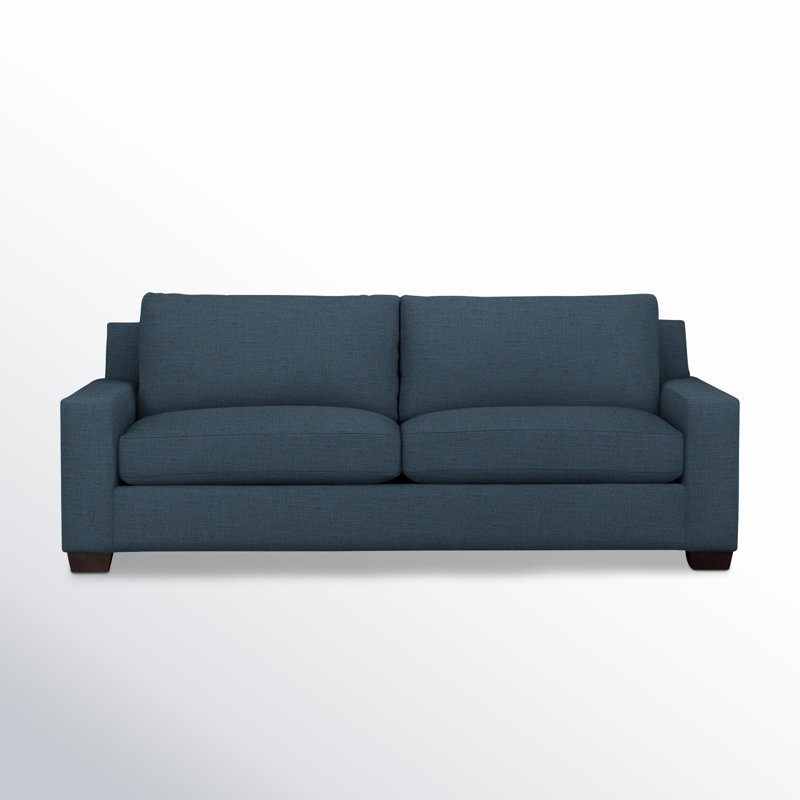 Caden 91'' Sofa, Bella Forest Performance Velvet