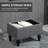 HOMCOM Ottoman With Storage For Living Room (Only Including Ottoman)