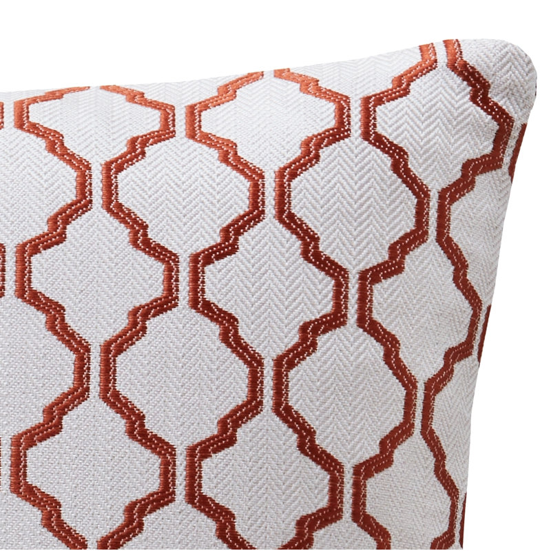 Dareece Cotswold Cushion Covers with Filler Pads, Orange, 45 cm H x 45 cm W x 15 cm D
