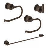 Michael Berman Zephyr 4 - Piece Bathroom Hardware Set