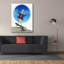 Toile épique Graffiti «Llama On Skateboard» par John Hovenstine, 40 po x 54 po
