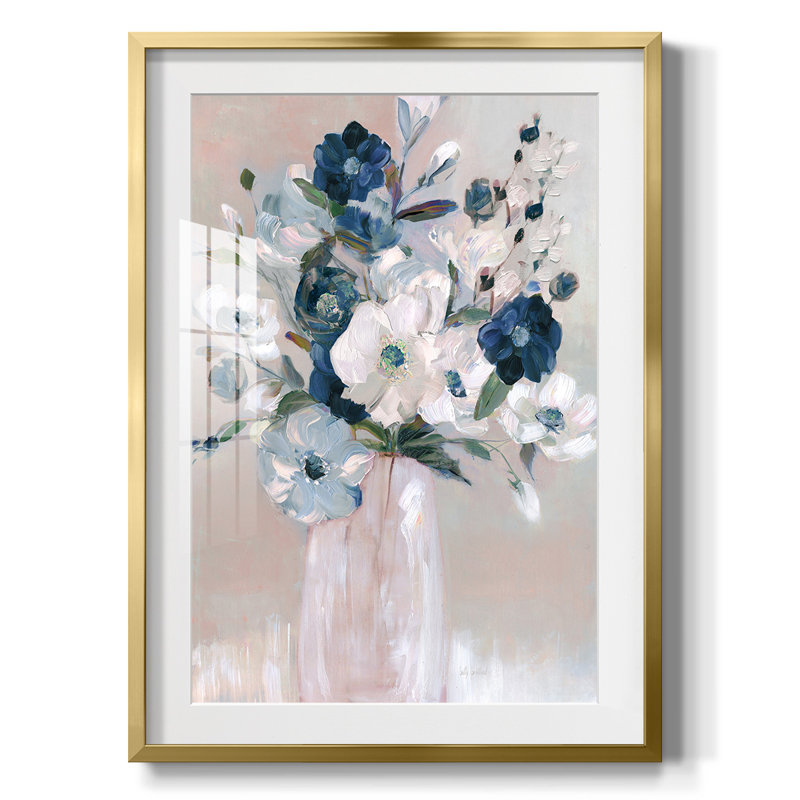 «Couturier II», reproduction encadrée, Blanc, Papier avec cadre doré