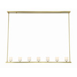 Rashana 7 - Light Dimmable Linear Chandelier