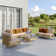Frans 7 Piece Sectional Seating Group With Cushions