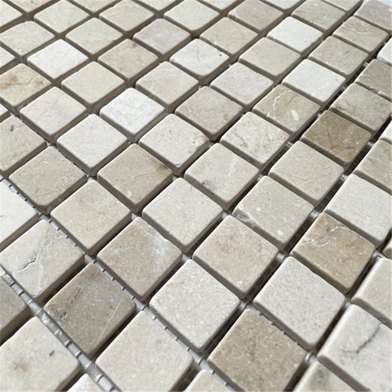 Carreau de mosaïque en marbre 12 po x 12 po