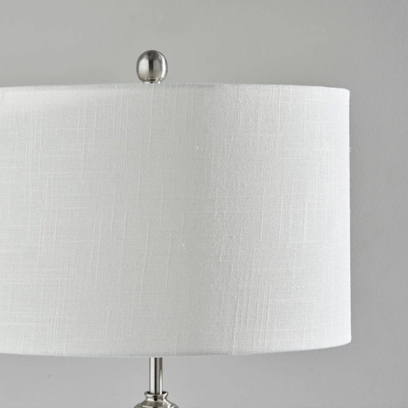 Lampe de table 34,5 po Elita, Acier brossé
