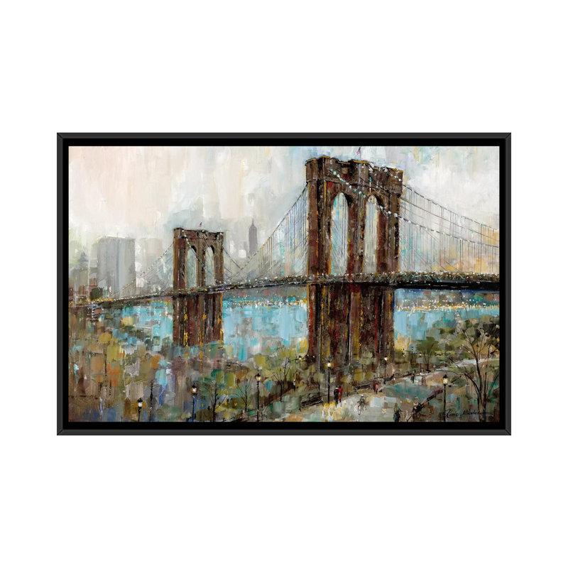 «View from the Promenade» par Ruane Manning - reproduction d'art, H 26 po x l 40 po x P 1,5 po, Aucun mat