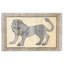 Handmade Persian Gabbeh Pictorial Lion Accent 2'8"X 4'3"