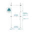 Isak Single Telescopic Clothes Rack Wardrobe Organiser Hanging Rail Adjustable Storage-881338833