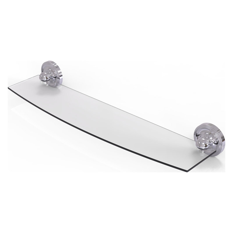 Gober Bracket Shelf, Polished Chrome, 24"