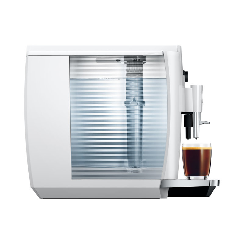 JURA E4 Fully Automatic Coffee & Espresso Machine, Piano White