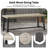Rectangle Wooden Dining Set with High Backrest Dining Set-1469307784-1469307788-1469307789